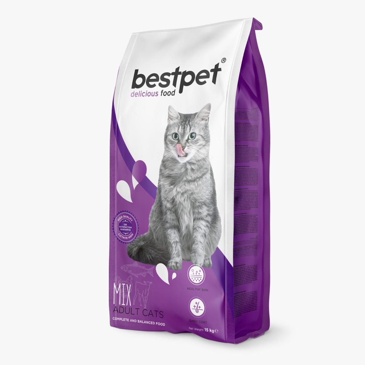bestpet Mix Formula Chicken & Lamb & Fish Adult Cats Dry Food