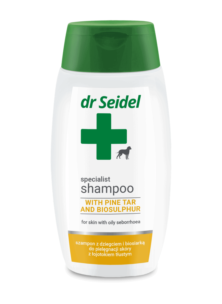 dr Seidel Shampoo with Pine Tar and Biosulphur for Dogs 220ml