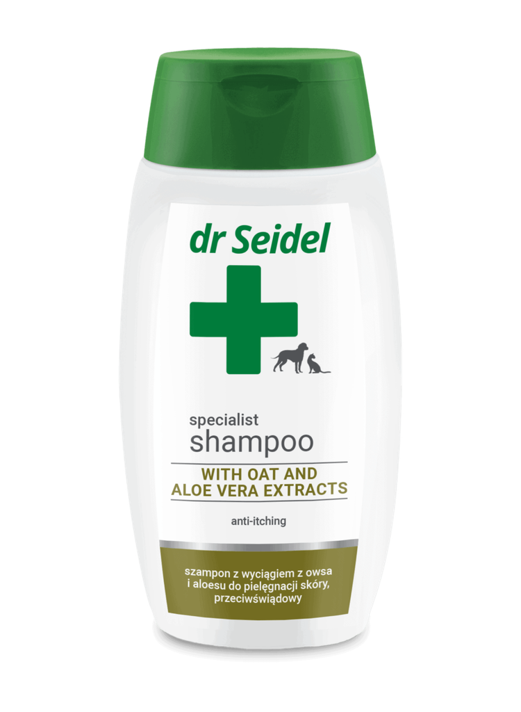 dr Seidel Shampoo with Oat and Aloe Vera Extracts for Cats & Dogs 220ml