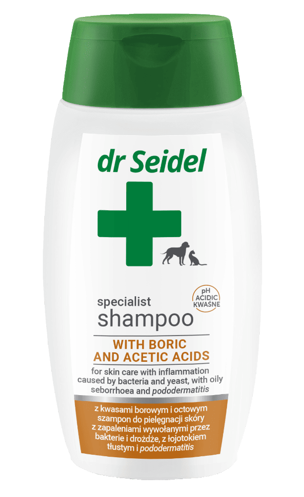 dr Seidel Shampoo with Boric and Acetic Acids for Cats & Dogs 220ml