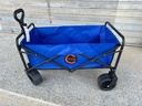 Folding Wagon, Portable with W Heels, 120kg, Pet Transport Wagon, Wide, Big360 Wheels, Outdoor, Beach, Camping & Shopping