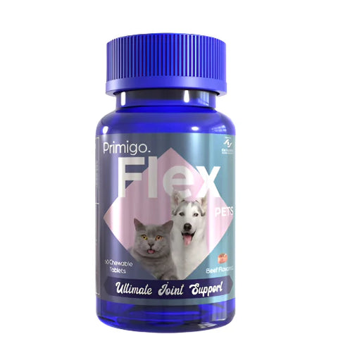 Primigo Flex Pets with Beef Flavor 60 Chewable Tablets