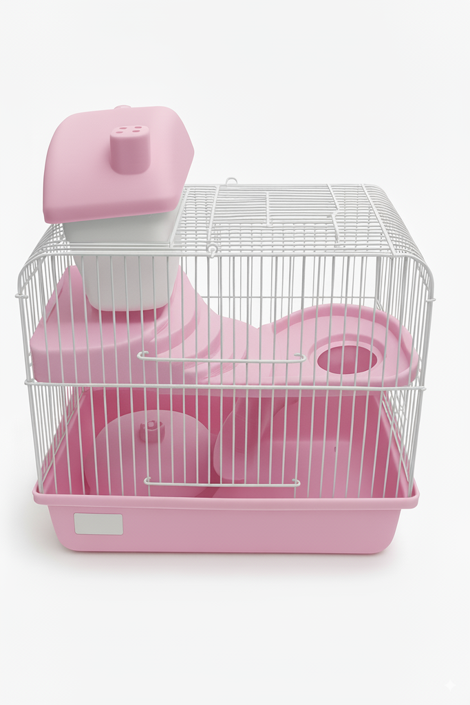 Hamster Cage Small - Pink