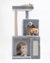 Cat House Compact Tree with Condo, Scratching Posts & Hanging Toy