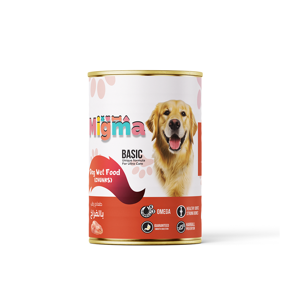 Migma Basic Chunks with Chicken Dog Wet Food 400g