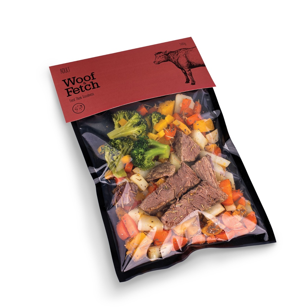 Woof & Fetch Frozen Meat Meal For Dogs - 500g | Lean Protein & Balanced Nutrition