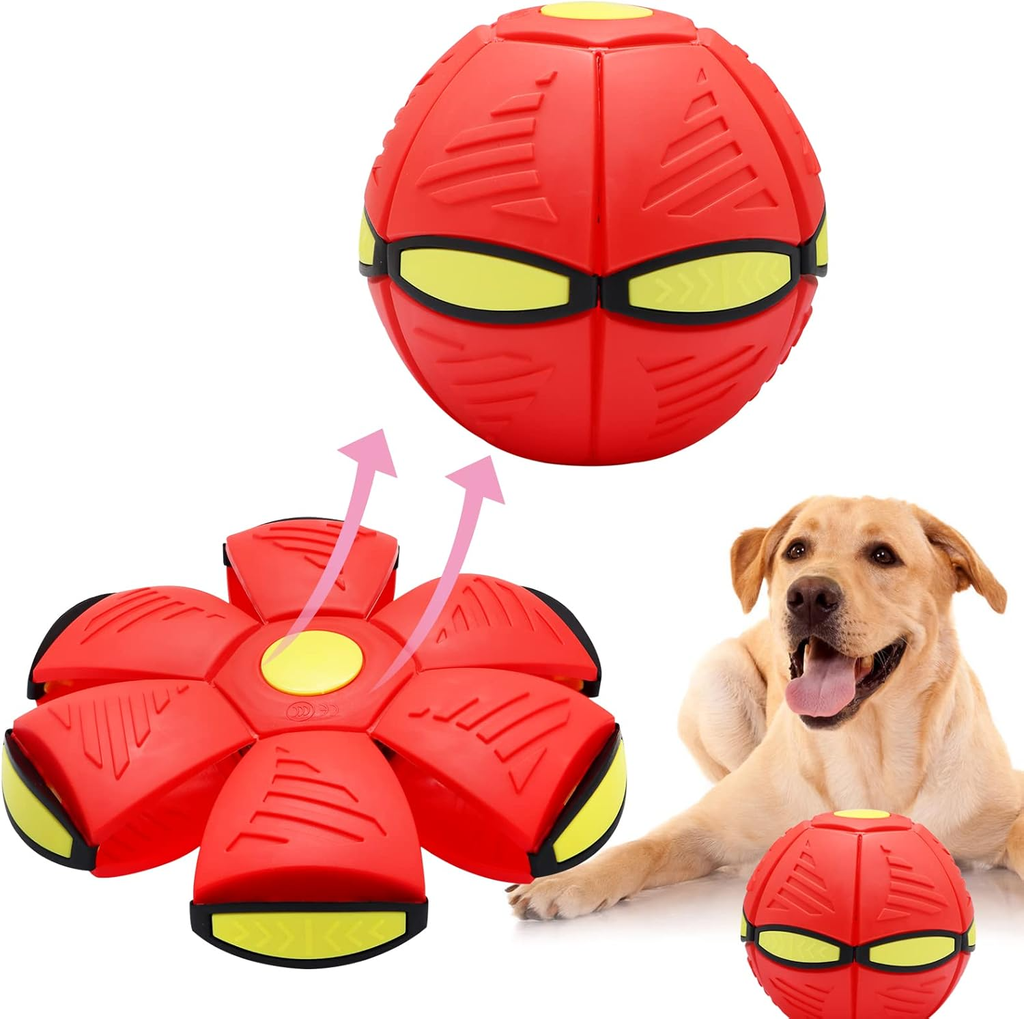 Flying Disc Ball Toy for Dogs – Interactive Pet Training and Play Toy