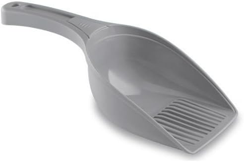 Stefanplast Litter Box Scoop – Grey | 27.5×12.5×9 cm Durable Plastic Cat Litter Shovel for Easy Cleaning