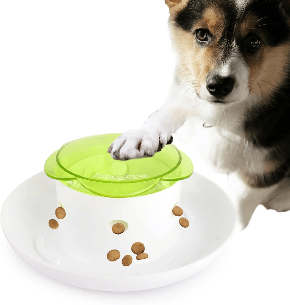 Interactive Pet Press Slow Feeder – Smart Food and Treat Dispenser for Dogs & Cats
