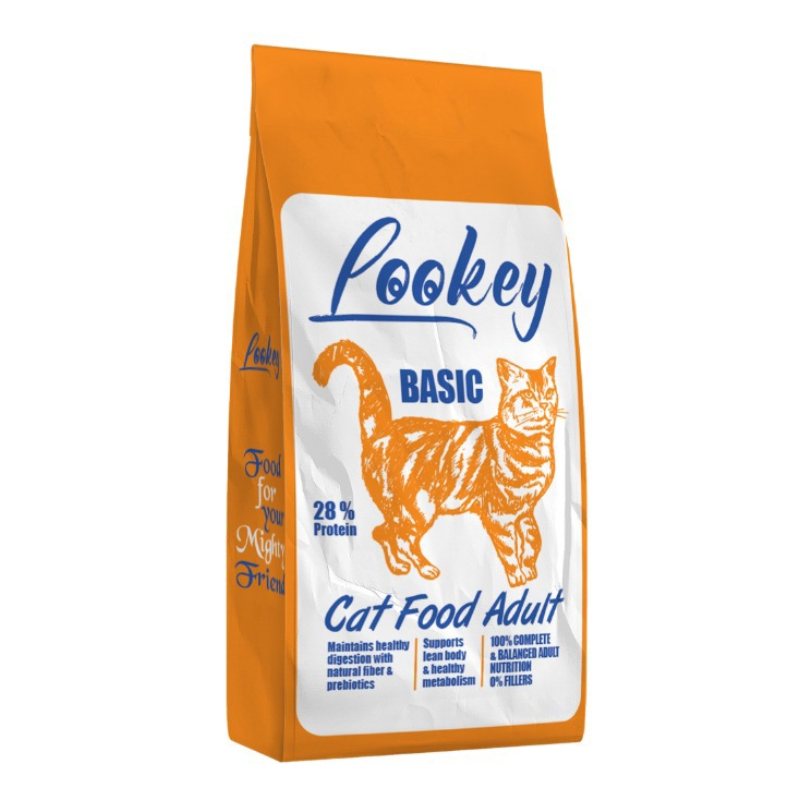 Lookey Basic Adult Cat Dry Food 1 kg