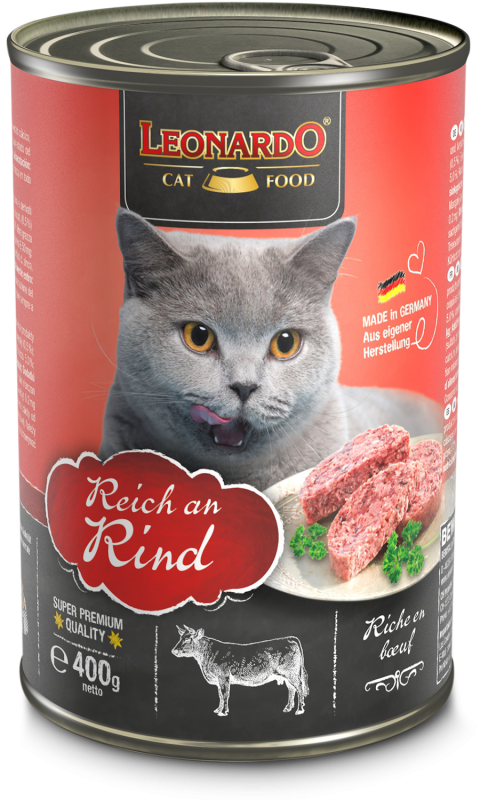 Leonardo Cat Wet Food Cans 400g