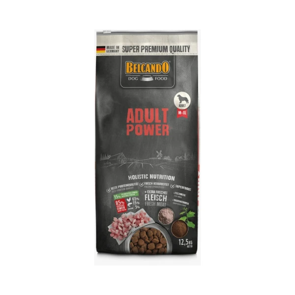 Belcando Adult Power ( M-XL ) Holistic Dog Dry Food 12.5 Kg