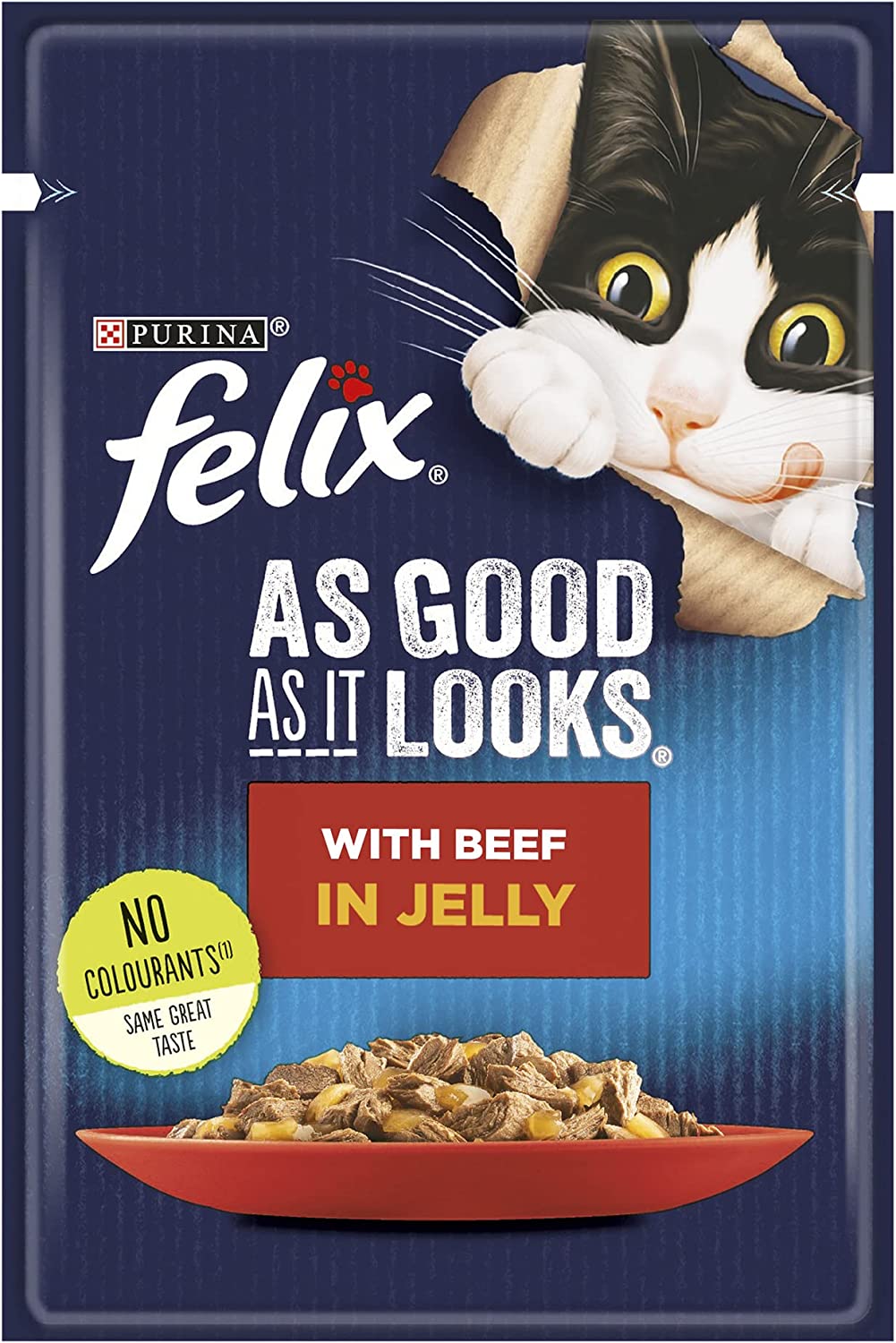 Purina Felix As Good as it Looks Wet Cat Food Pouch 85 g