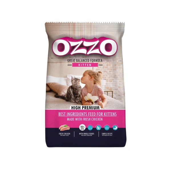 OZZO High Premium Kitten Dry Food With Fresh Chicken 10 Kg