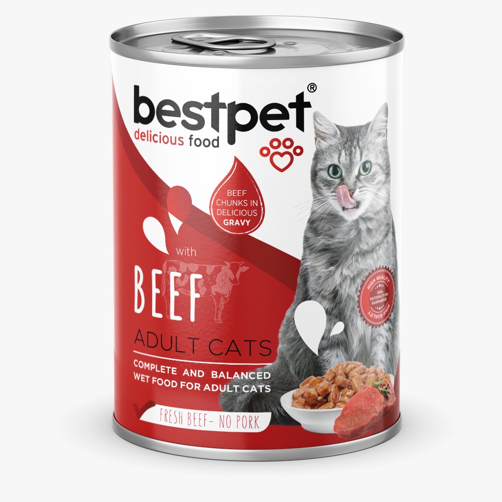 bestpet Adult Cat Wet Food Cans 400 g