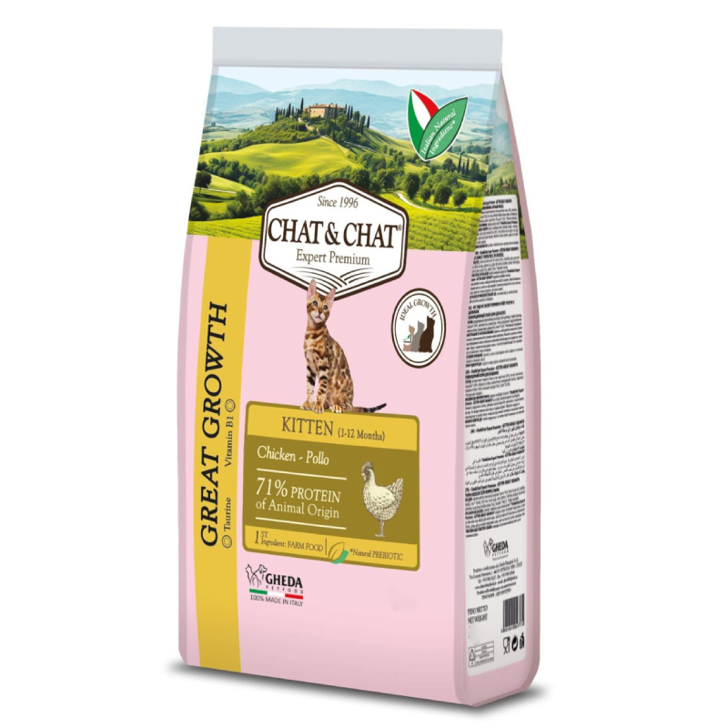 Expert Chat & Chat Kitten Rich in Chicken Dry Food 14 Kg 