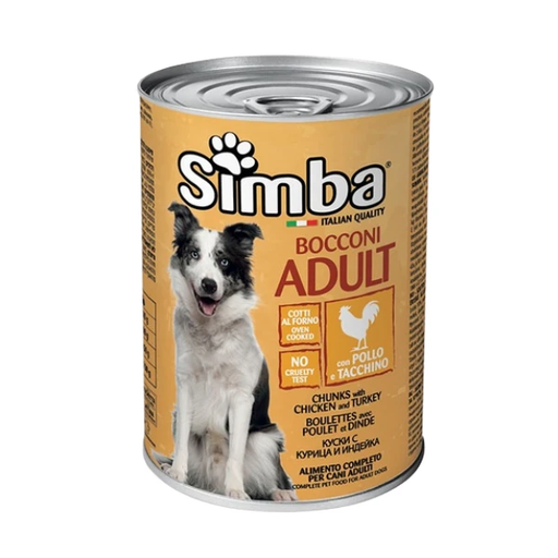[9027] SIMBA Chunks With Chicken & Turkey Dog Wet Food 415g
