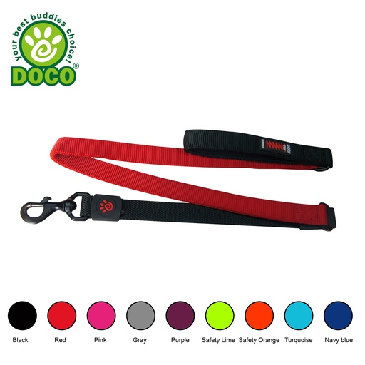 Doco Shock Absorbing Bungee Nylon Dog Leash Large (2.5 x 120cm )