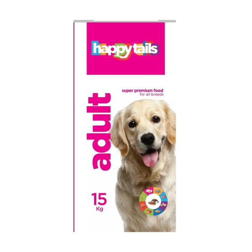 [9030] Happy tails Adult Dog Food 15 Kg