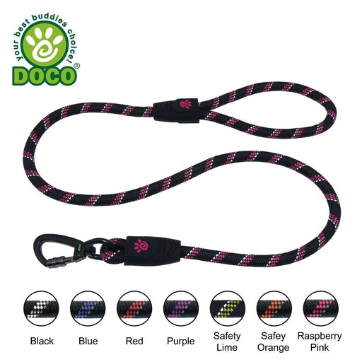 Doco Reflective Rope Leash Lock Snap Large (13mm x 150cm)