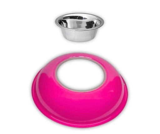 [9113] UE Stainless Steel Bowl with Base 0.60 Litre 