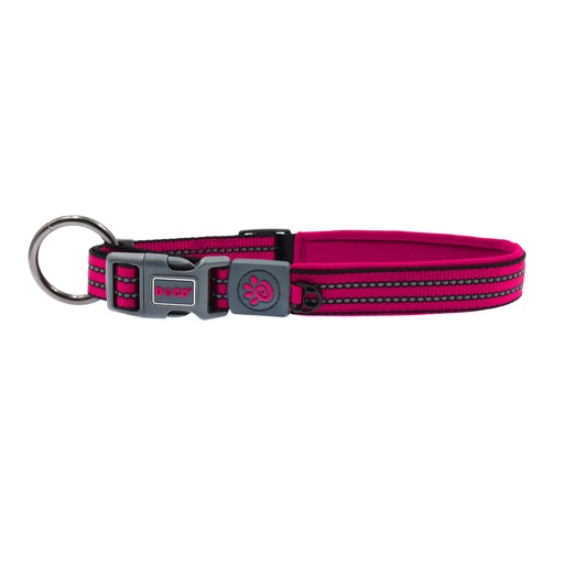 Doco Vario O-Ring Nylon Dog Collar with Reflective Stitching Large (2.5 x 53-64cm)