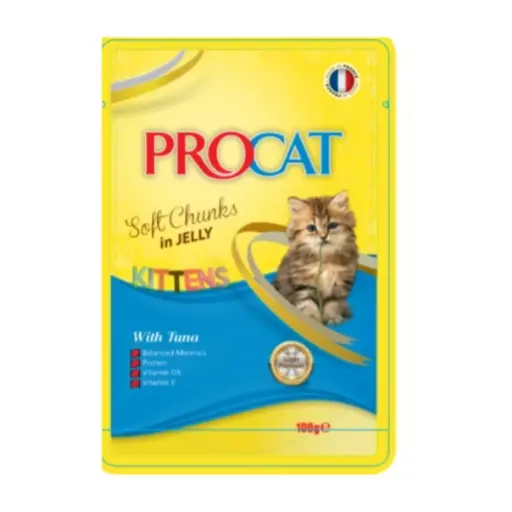 [2319] Procat Kitten With Tuna Soft Chunks in Jelly 100 g