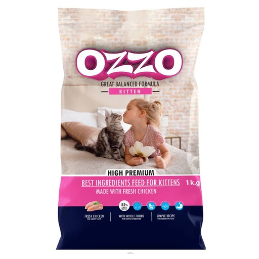 [6070] OZZO High Premium Kitten Dry Food With Fresh Chicken 1 Kg