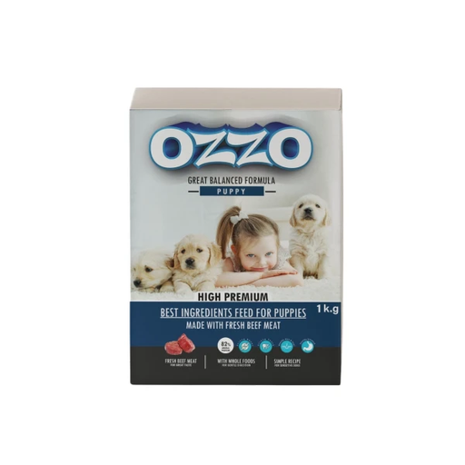 [5246] OZZO High Premium Puppy Dry Food With Fresh Beef Meat 1 Kg