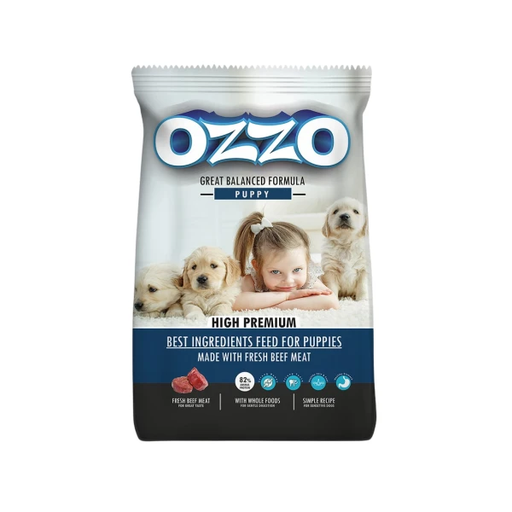 [5208] OZZO High Premium Puppy Dry Food With Fresh Beef Meat 15 Kg