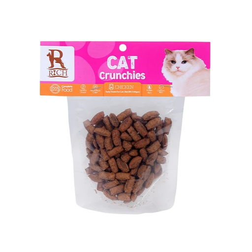 [1165] Rich Crunchies Biscuits Cat Treats With Chicken 100 g