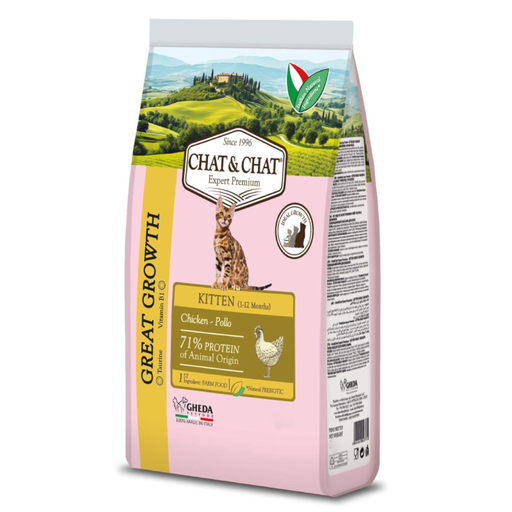[7765] Expert Chat & Chat Kitten Rich in Chicken Dry Food 14 Kg 