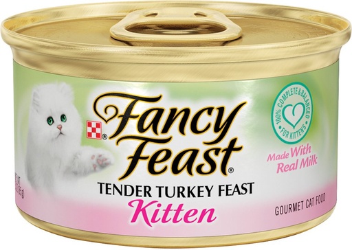 [5008] Purina Fancy Feast kitten Turkey With Real Milk 85 g 