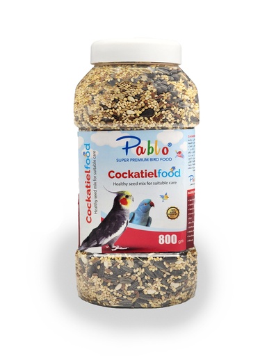 [7024] Pablo Super Premium Bird Food Cockatiel Food 800 gm