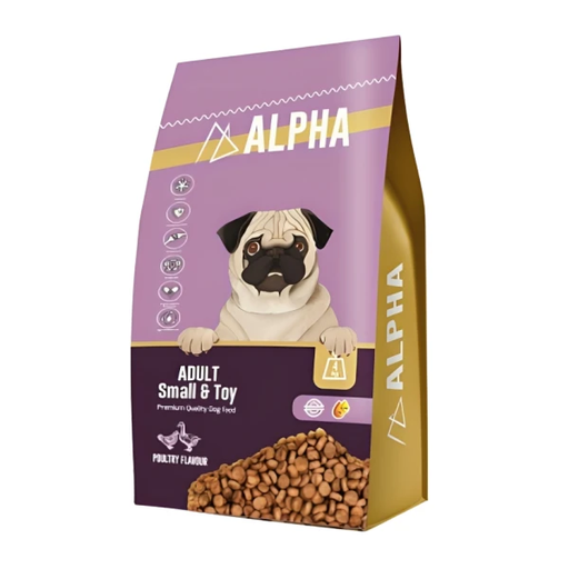 [6957] ALPHA Adult Small & Toy Dog Dry Food 4 Kg