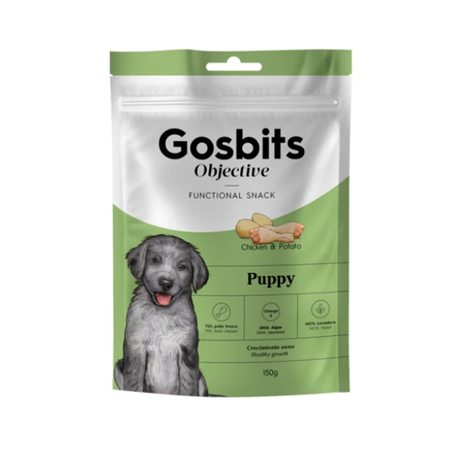 [3953] Gosbits Objective Puppy With Chicken & Potato Dog Functional Snack 150 g