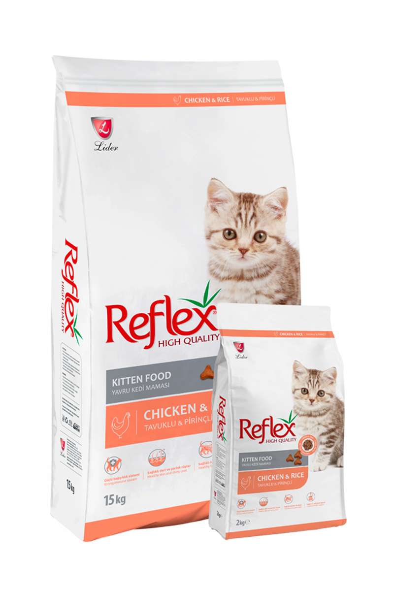 Reflex Kitten Dry Food with Chicken & Rice