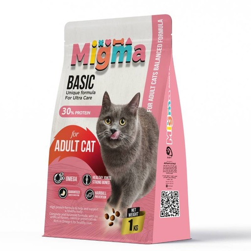 [5482] Migma Basic Adult Cat Dry Food 1 Kg 