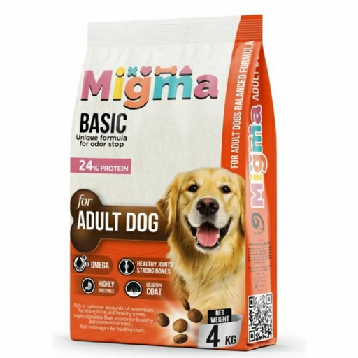 [5499] Migma Basic Adult Dog Dry Food 4 Kg 