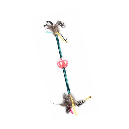 [2563] Naomi Magic Stick With Spin Ball Cat Toy (YT110436)