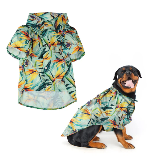 [6750] Petmoda Hawaiian Dog Shirt Size 8 - Tropical