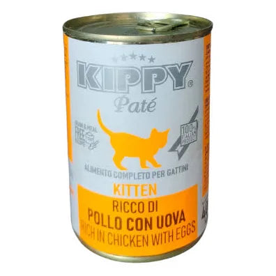 [4134] Kippy Pate Kitten Rich in Chicken With Eggs Wet Food Cans 400 g
