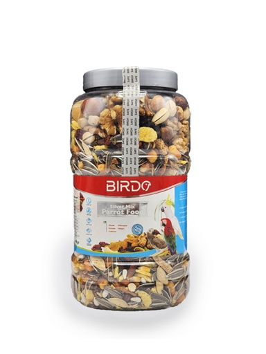 [7741] Birdo Silver Mix Parrot Food 500 gm