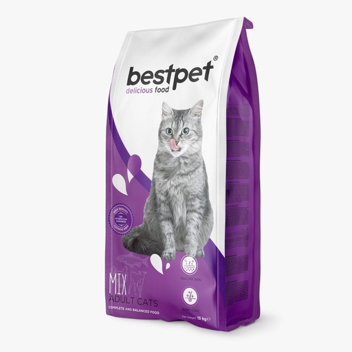 bestpet Mix With Chicken & Lamb & Fish Adult Cats Dry Food