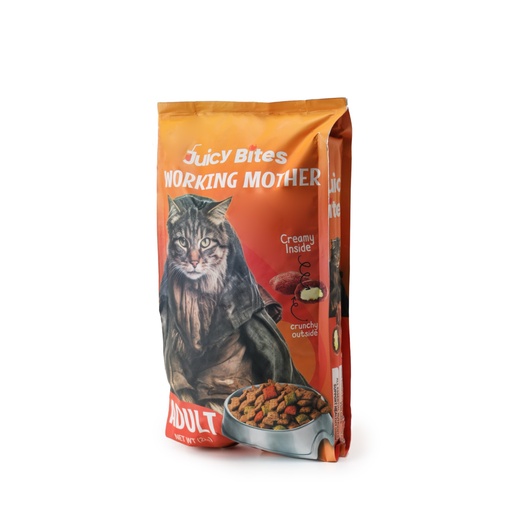 [2920] Juicy Bites Working Mother Adult Cat Dry Food 2Kg 