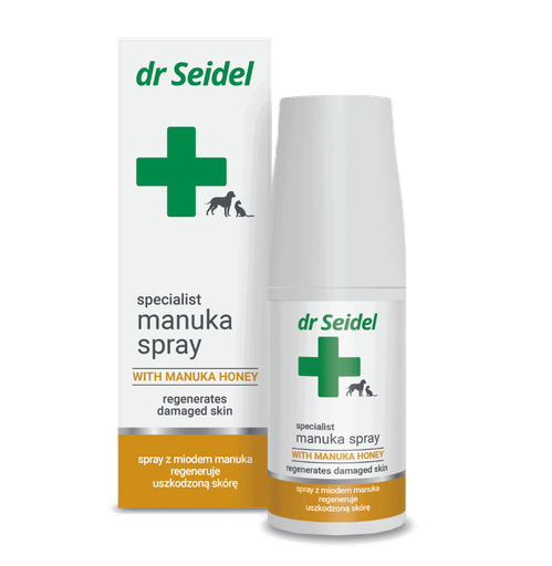 dr Seidel Manuka Spray - Regenerates Damaged Skin for Cats & Dogs 50ml