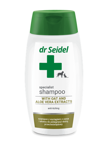 dr Seidel Shampoo with Oat and Aloe Vera Extracts for Cats & Dogs 220ml
