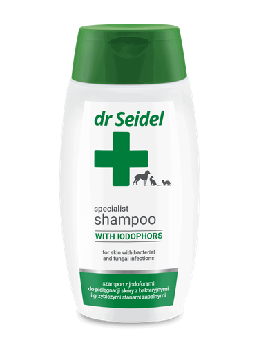 dr Seidel Shampoo with Iodophors for Cats & Dogs 220ml