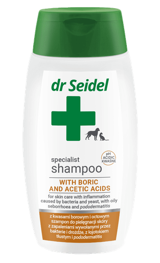 dr Seidel Shampoo with Boric and Acetic Acids for Cats & Dogs 220ml