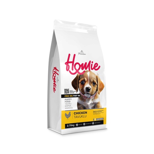 [8690] Homie Super Premium Low Grain Puppy Dry Food with Chicken 2.75 Kg